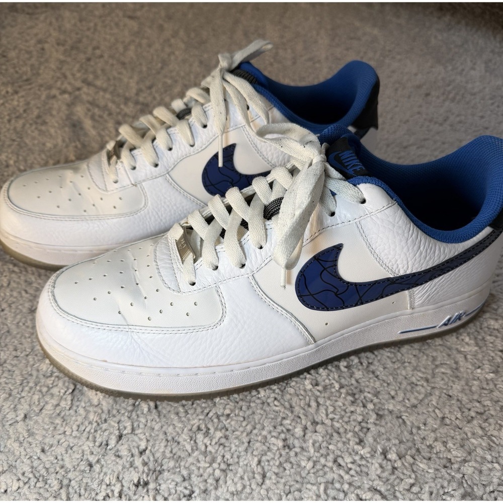 Nike Air Force 1 Low '07 Penny Hardaway White Blue Men's Sneakers Size 11.5
